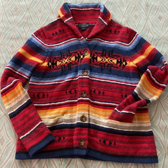 Pendleton Sweaters - Pendleton knit  button up cardigan sz M